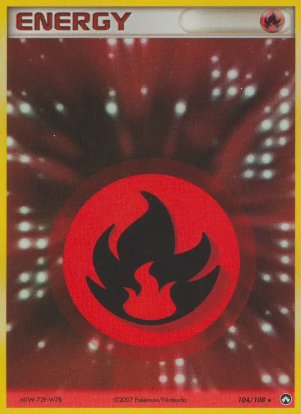 Fire Energy - Power Keepers 104/108 (Reverse Holo)