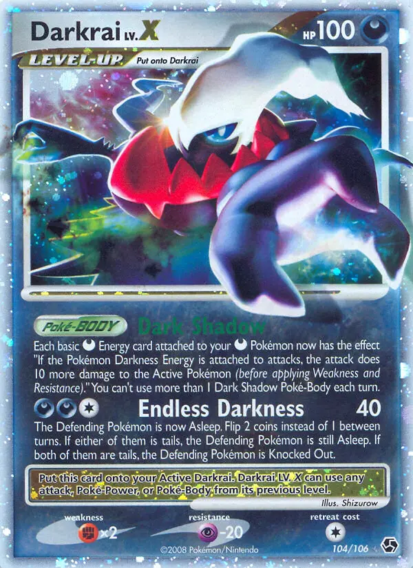 Darkrai LV.X - Great Encounters 104/106 (Holo)