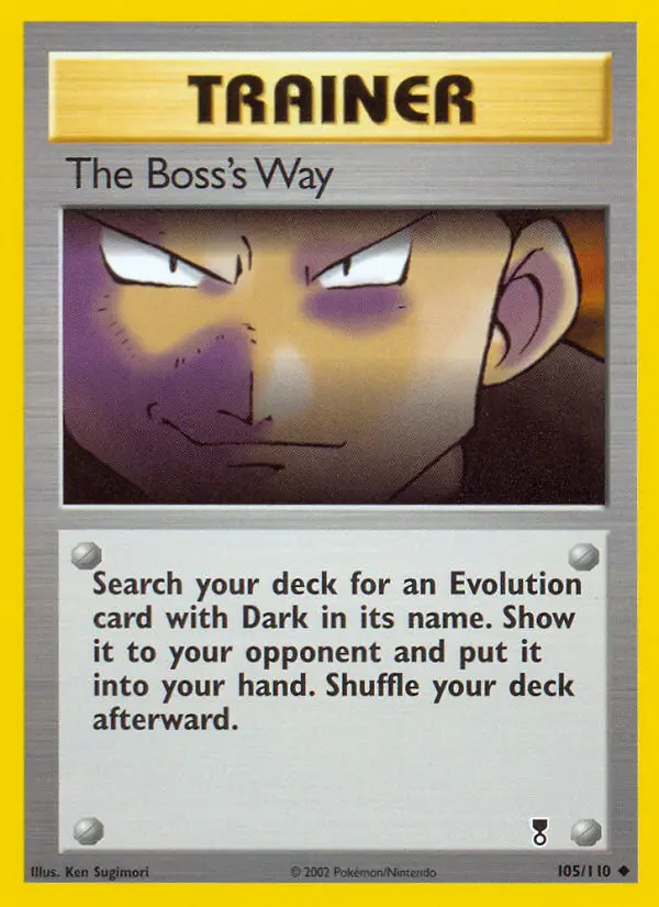 The Boss's Way - Legendary Collection 105/110 (Reverse Holo)
