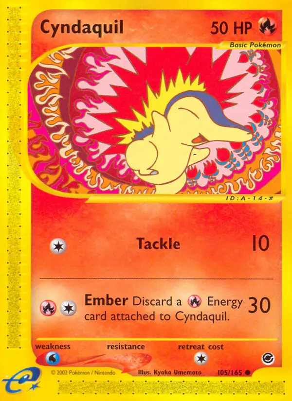 Cyndaquil - Expedition Base Set 105/165 (Regular)