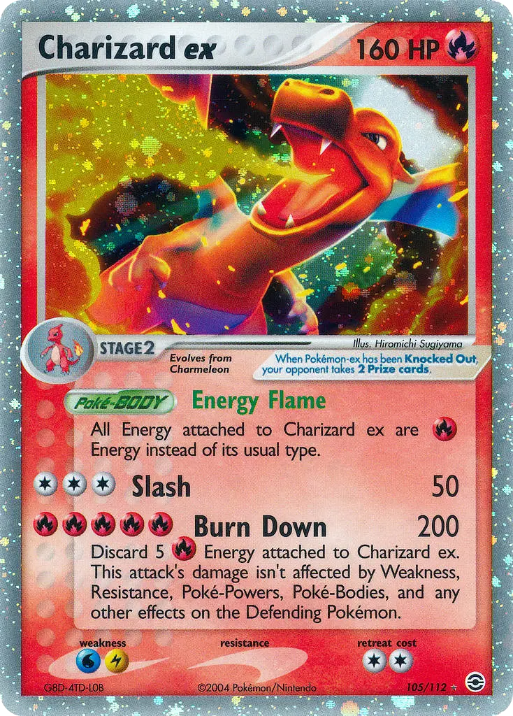 Charizard ex - FireRed & LeafGreen 105/112 (Rare Holo EX)