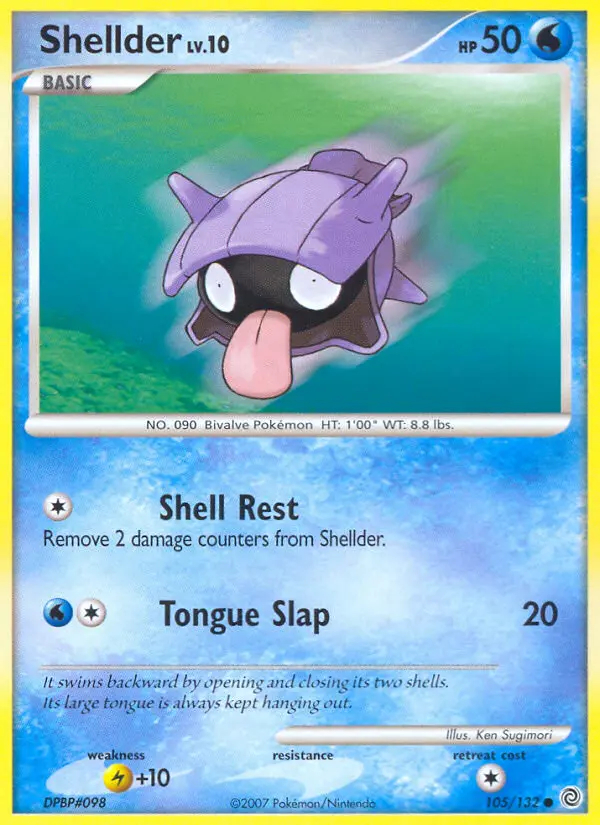 Shellder - Secret Wonders 105/132 (Regular)