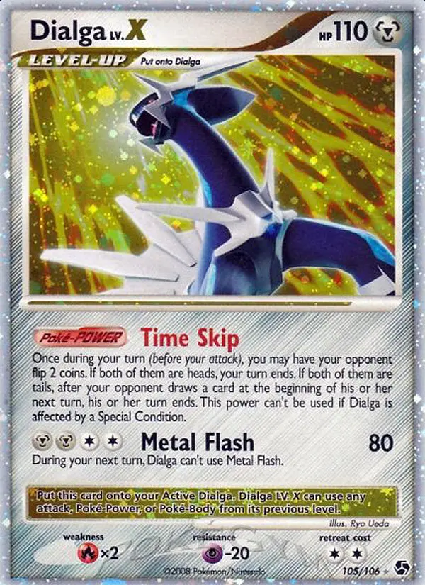 Dialga LV.X - Great Encounters 105/106 (Holo)