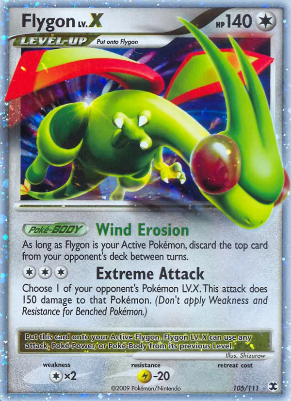 Flygon LV.X - Rising Rivals 105/111 (Holo)