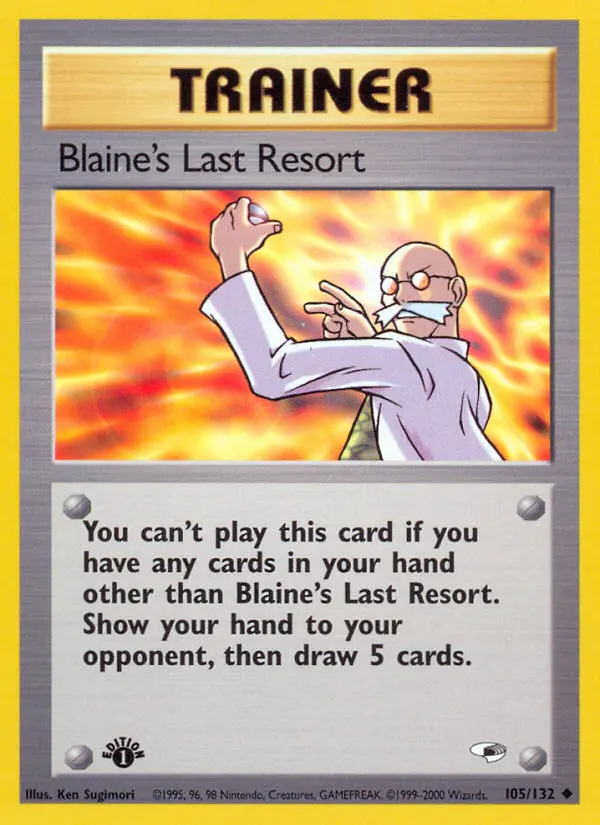 Blaine's Last Resort - Gym Heroes 105/132 (Regular)