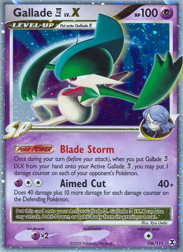 Gallade E4 LV.X - Rising Rivals 106/111 (Holo)