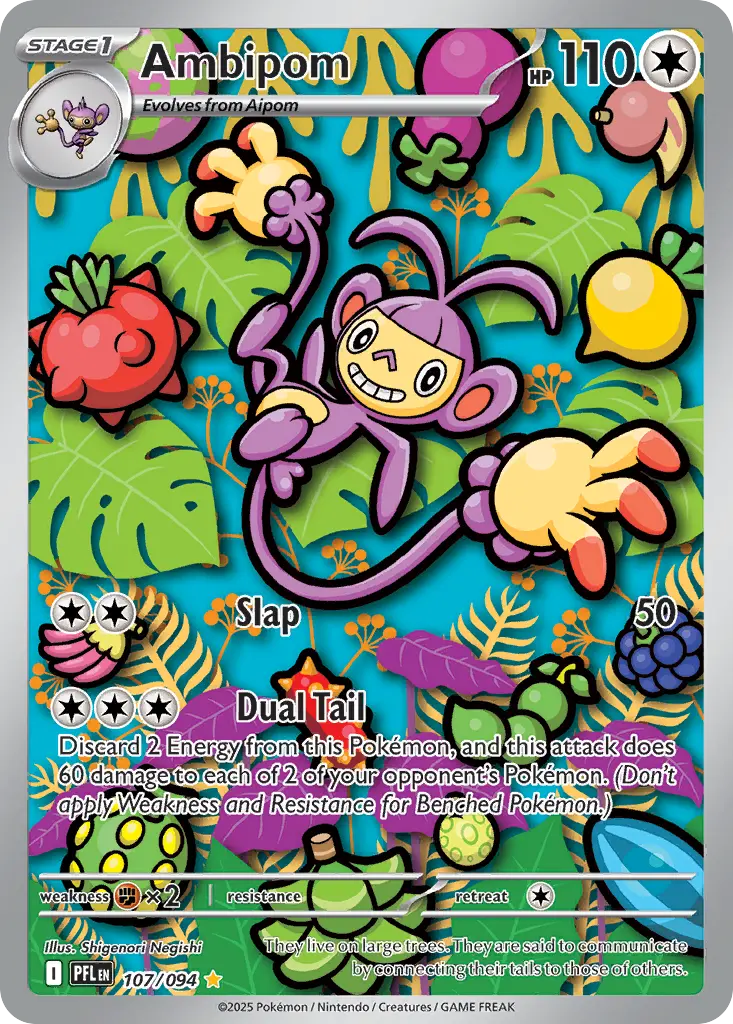 Ambipom - Phantasmal Flames 107/094 (Holo)