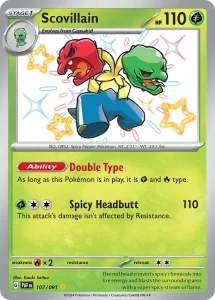 Scovillain - Paldean Fates 107/091 (Holo)