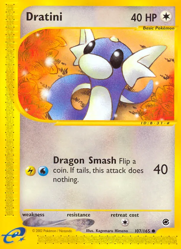 Dratini - Expedition Base Set 107/165 (Reverse Holo)