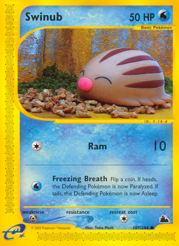 Swinub - Skyridge 107/144 (Regular)