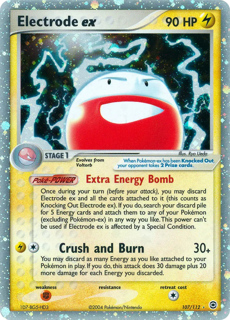 Electrode ex - FireRed & LeafGreen 107/112 (Rare Holo EX)