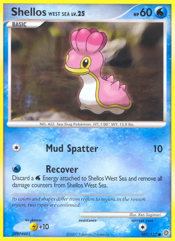 Shellos West Sea - Secret Wonders 107/132 (Reverse Holo)