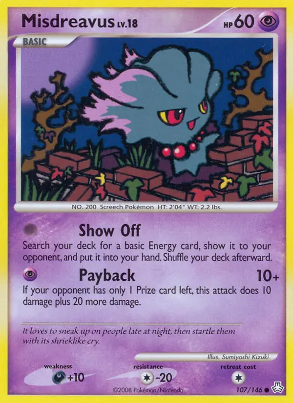 Misdreavus - Legends Awakened 107/146 (Reverse Holo)