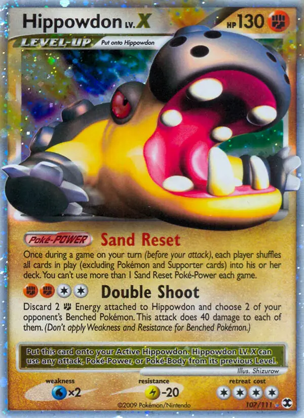 Hippowdon LV.X - Rising Rivals 107/111 (Holo)