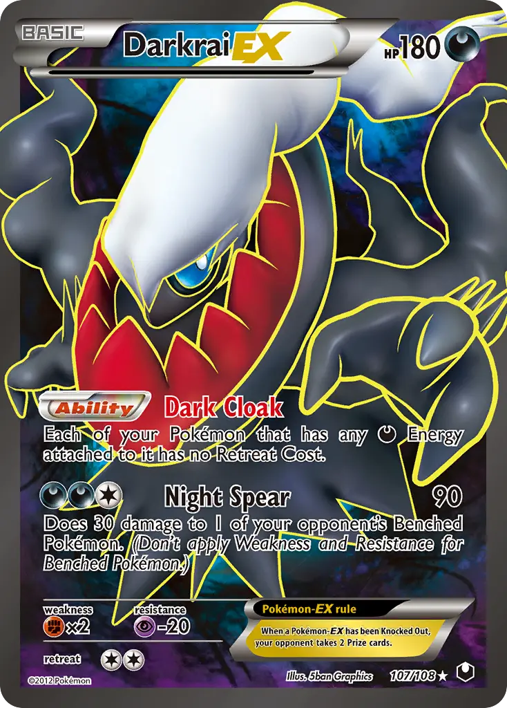 Darkrai-EX - Dark Explorers 107/108 (Ultra Rare)