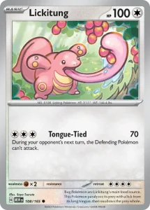 Lickitung - 151 108/165 (Reverse Holo)