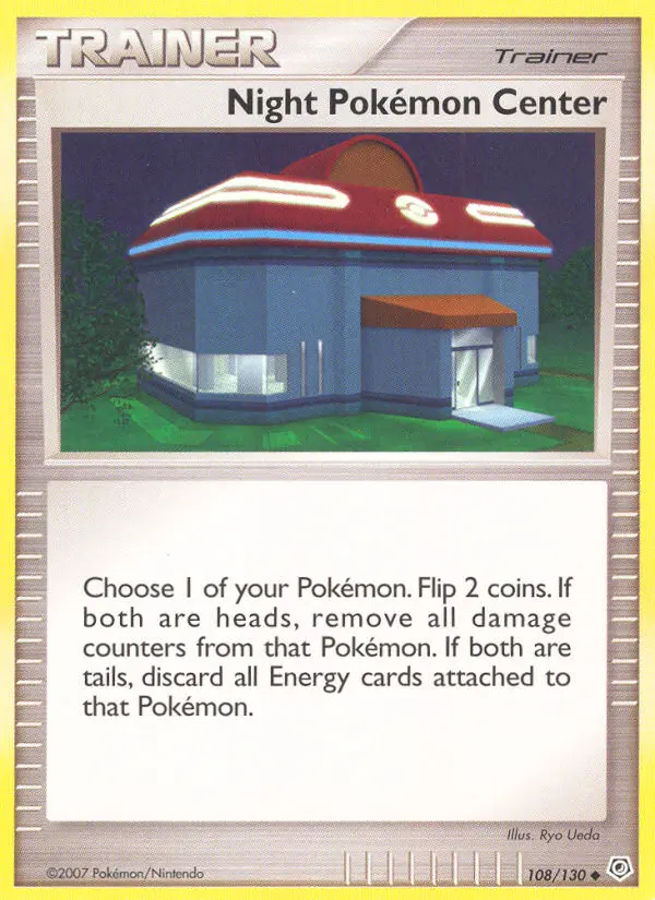 Night Pokémon Center - Diamond & Pearl 108/130 (Reverse Holo)