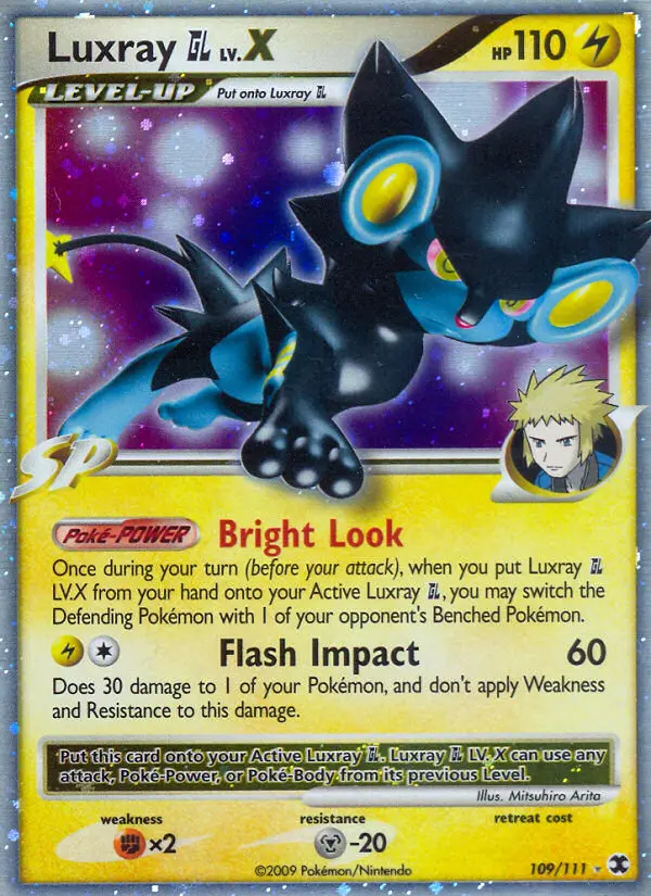 Luxray GL LV.X - Rising Rivals 109/111 (Holo)