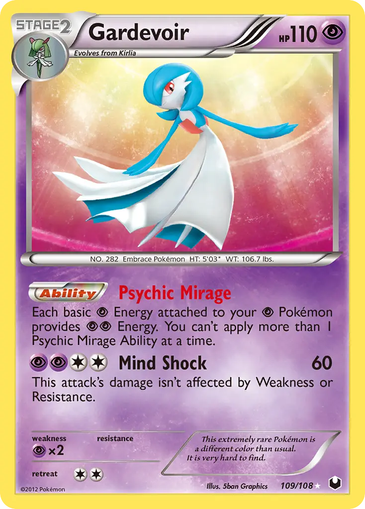 Gardevoir - Dark Explorers 109/108 (Secret Rare)