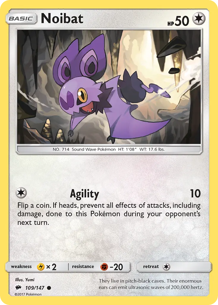 Noibat - Burning Shadows 109/147 (Regular)