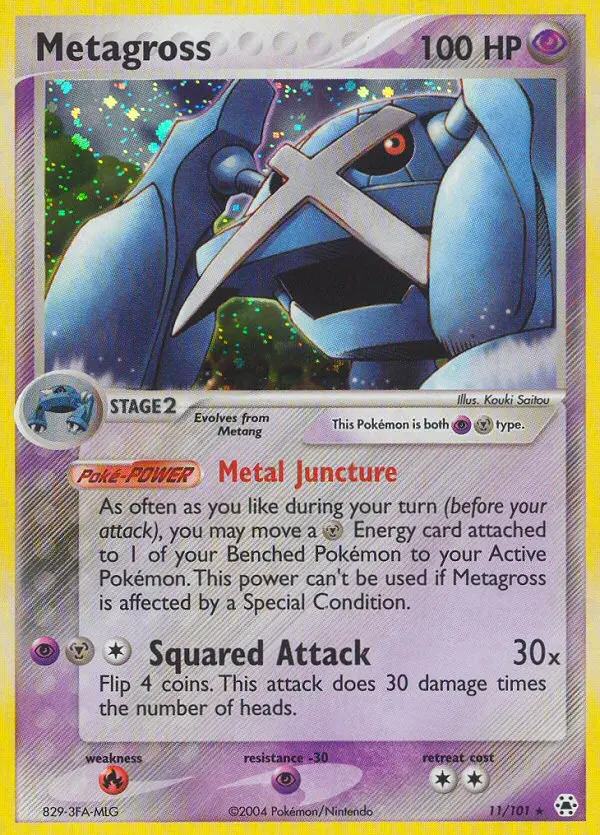 Metagross - Hidden Legends 011/101 (Reverse Holo)