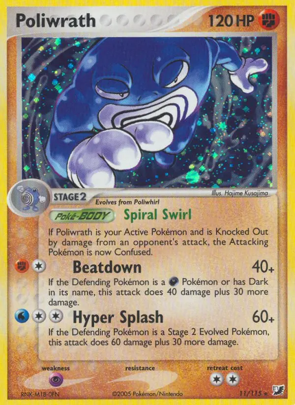 Poliwrath - Unseen Forces 011/115 (Reverse Holo)