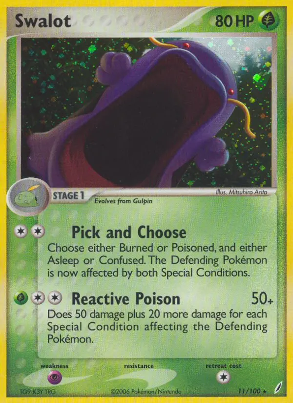Swalot - Crystal Guardians 011/100 (Reverse Holo)