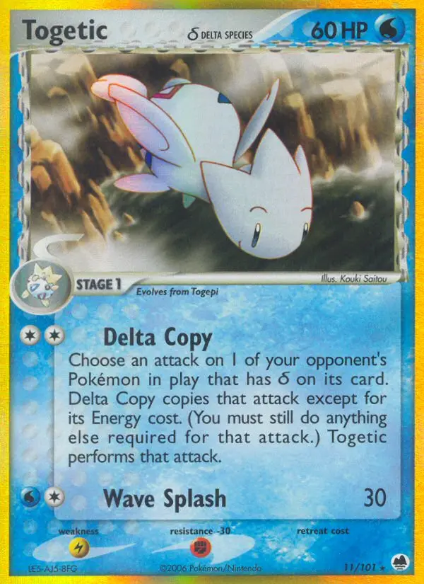 Togetic δ - Dragon Frontiers 011/101 (Reverse Holo)