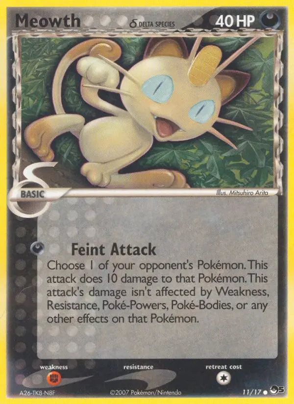 Meowth δ - POP Series 5 011/017 (Regular)