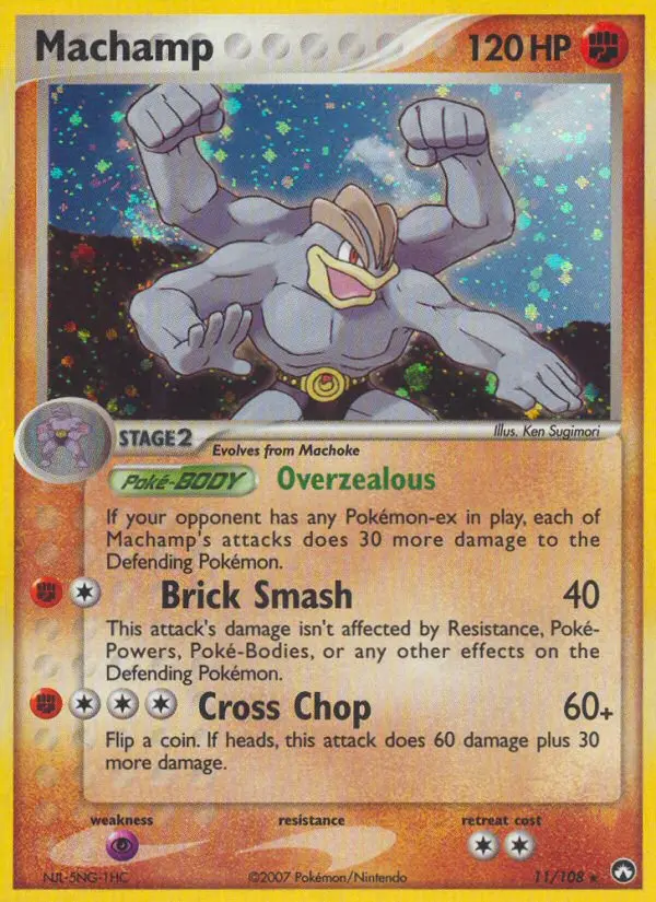 Machamp - Power Keepers 011/108 (Reverse Holo)