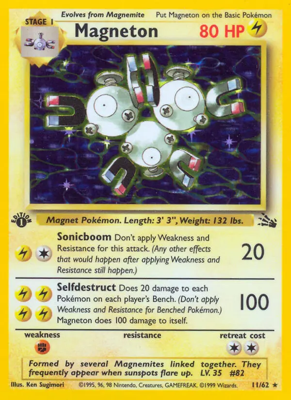 Magneton - Fossil 011/062 (Holo)