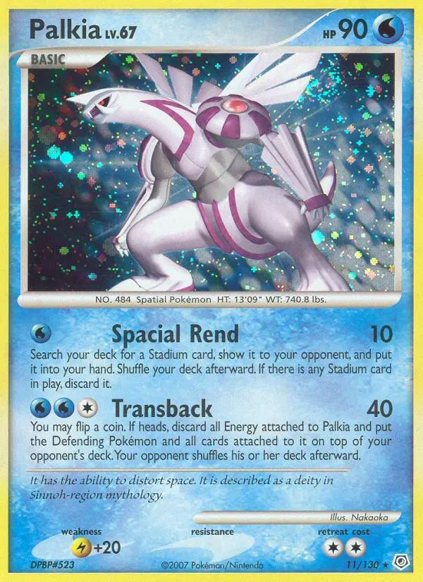 Palkia - Diamond & Pearl 011/130 (Reverse Holo)