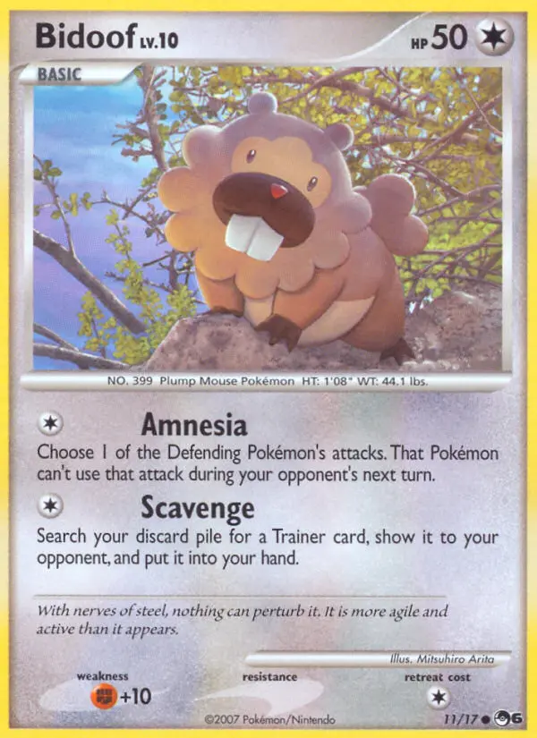Bidoof - POP Series 6 011/017 (Regular)