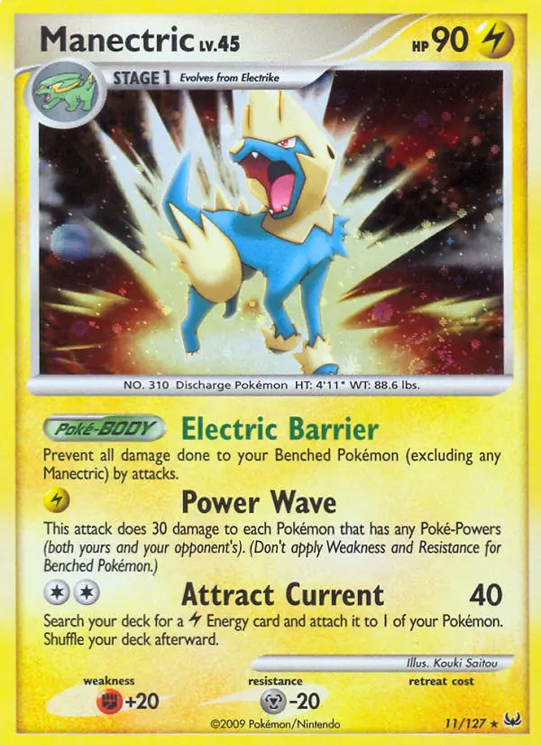 Manectric - Platinum 011/127 (Reverse Holo)