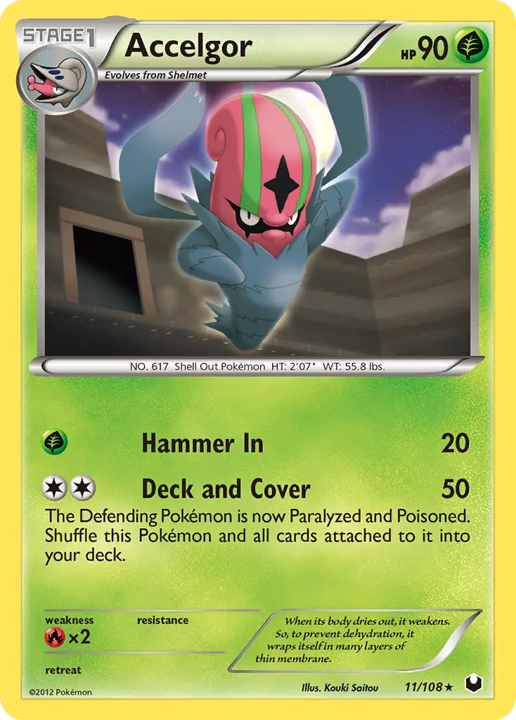 Accelgor - Dark Explorers 011/108 (Regular)