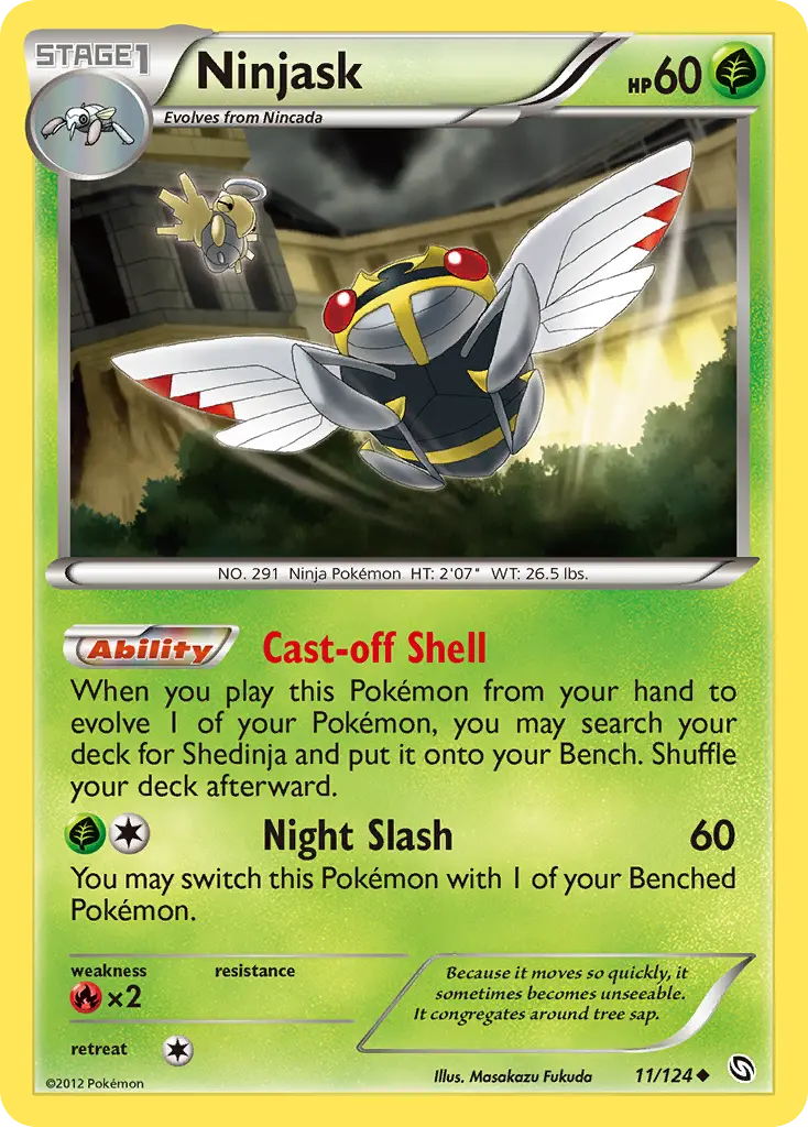 Ninjask - Dragons Exalted 011/124 (Regular)