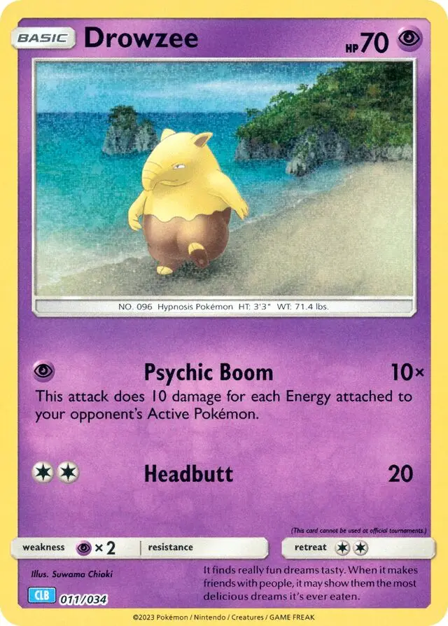 Drowzee - Blastoise & Suicune ex 011/034 (Holo)