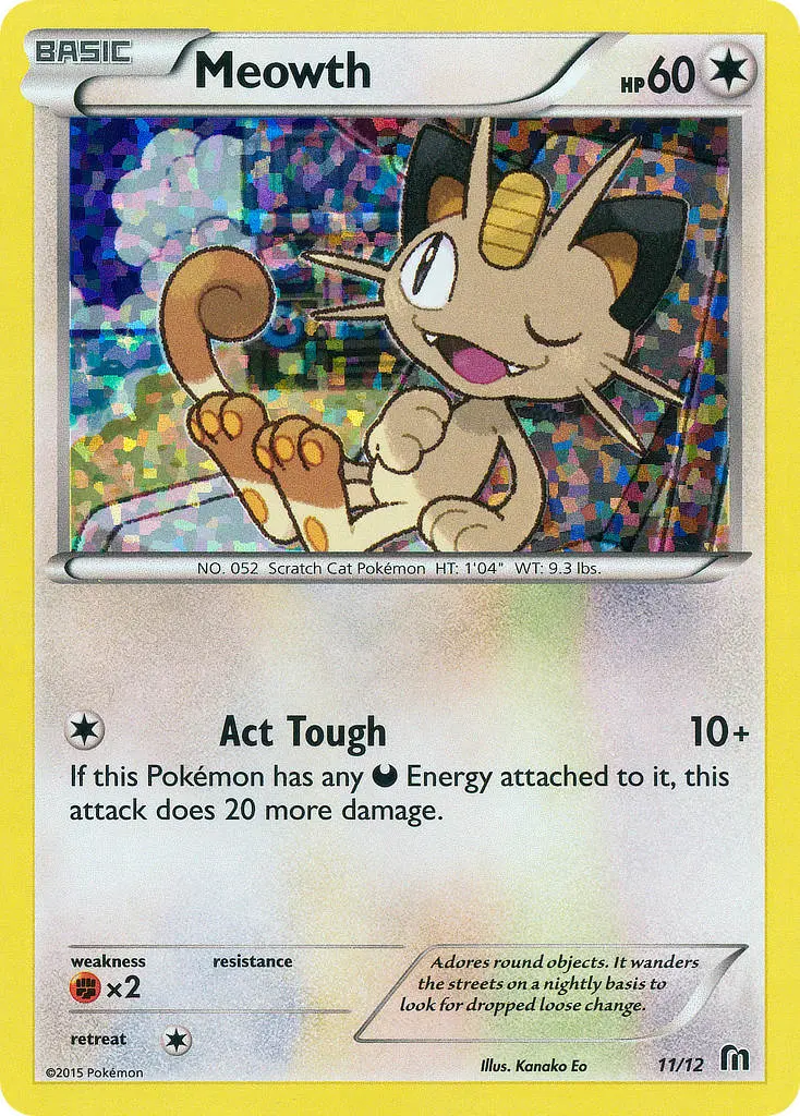 Meowth - McDonald's Collection 2016 011/012 (Holo)