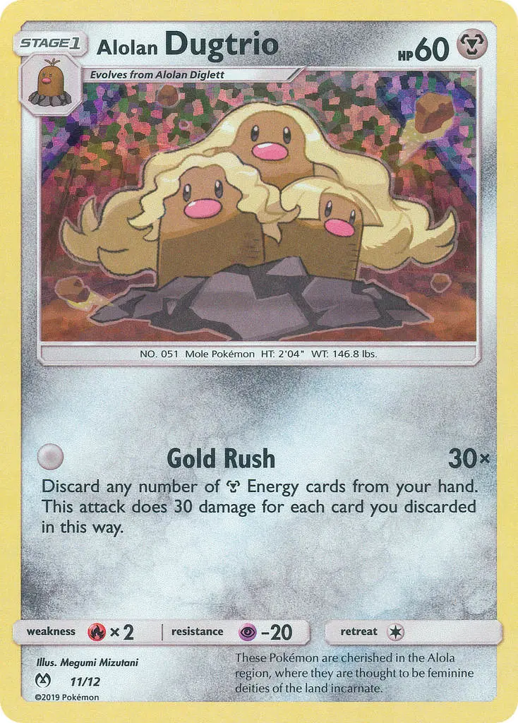 Alolan Dugtrio - McDonald's Collection 2019 011/012 (Holo)