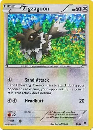 Zigzagoon - McDonald's Collection 2015 011/012 (Holo)