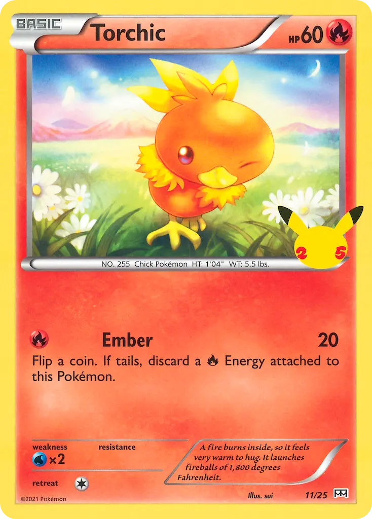 Torchic - McDonald's Collection 2021 011/025 (Regular)