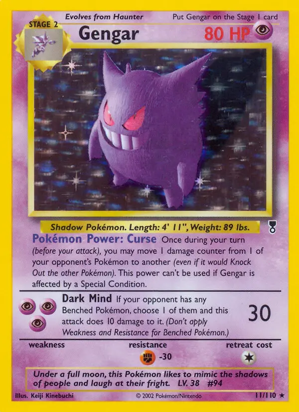 Gengar - Legendary Collection 011/110 (Holo)