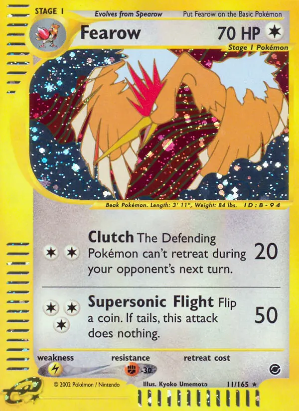 Fearow - Expedition Base Set 011/165 (Reverse Holo)
