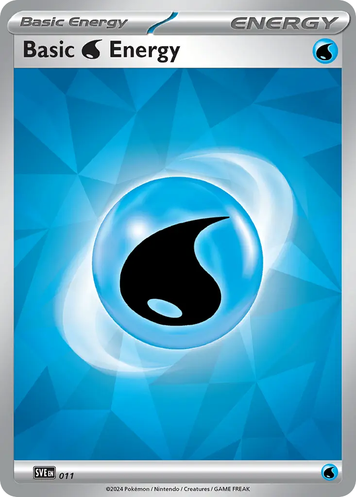 Basic Water Energy - Scarlet & Violet Energies 011/008 (Reverse Holo)