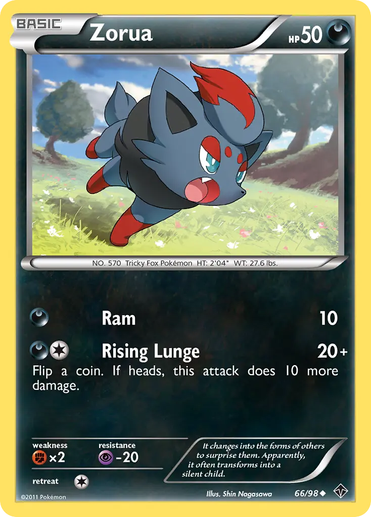 Zorua - McDonald's Collection 2013 011/012 (Holo)