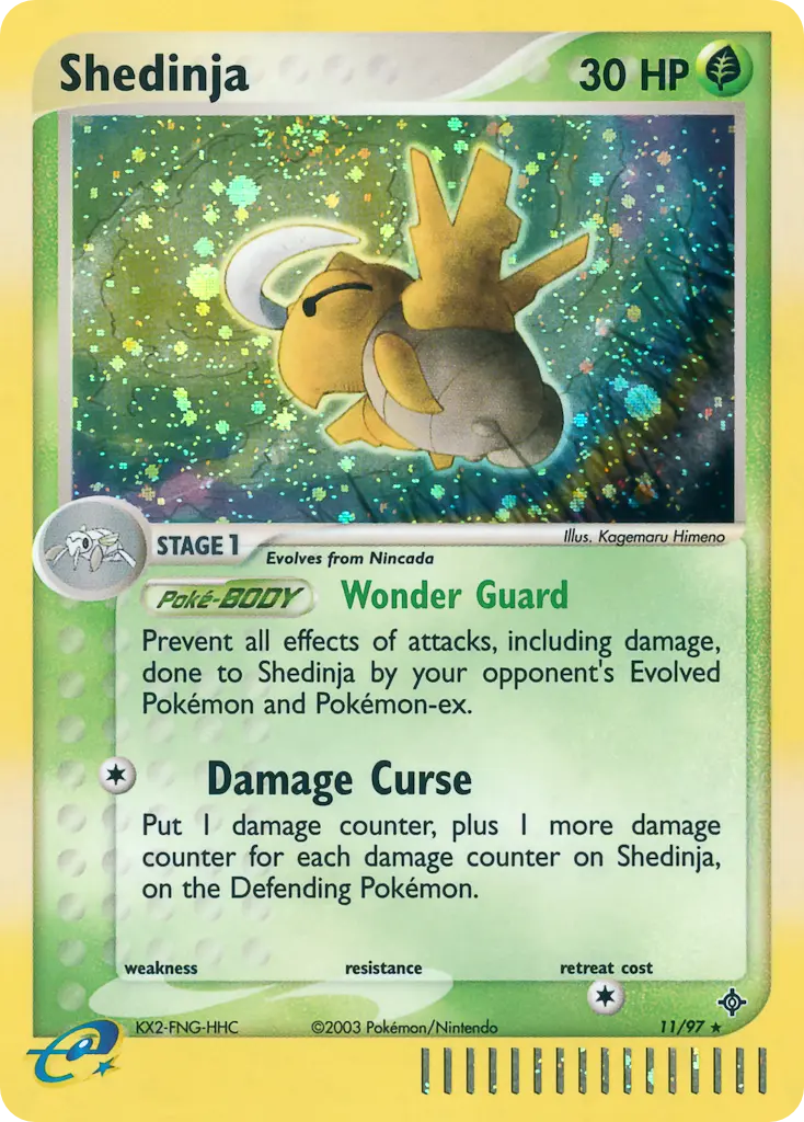 Shedinja - Dragon 011/097 (Reverse Holo)
