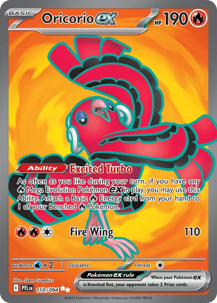 Oricorio ex - Phantasmal Flames 110/094 (Holo)