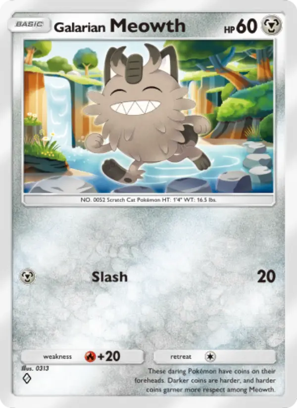 Galarian Meowth - Fantastical Parade 110/155