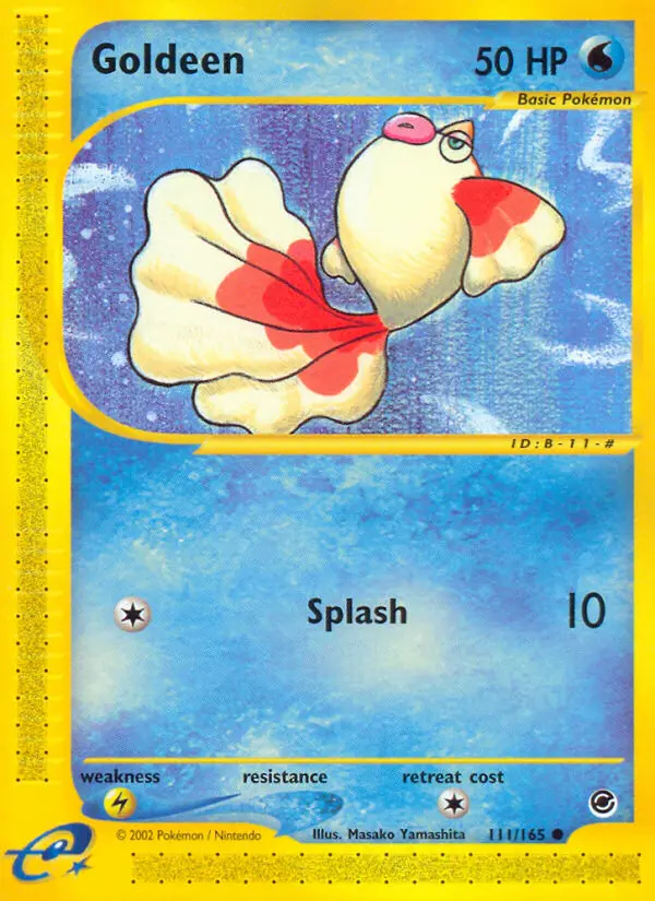 Goldeen - Expedition Base Set 111/165 (Reverse Holo)