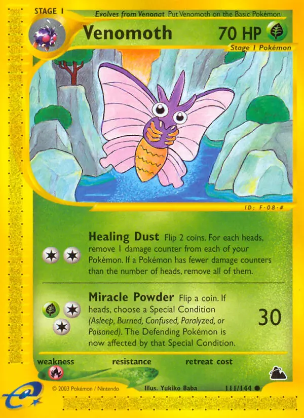 Venomoth - Skyridge 111/144 (Reverse Holo)